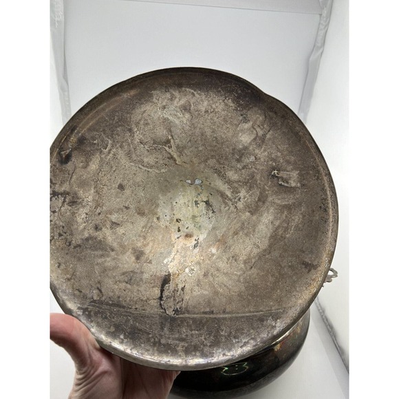 Vintage The Sheffield Silver Co. Silverplate Double Handle Round Casserole Dish - Picture 11 of 13